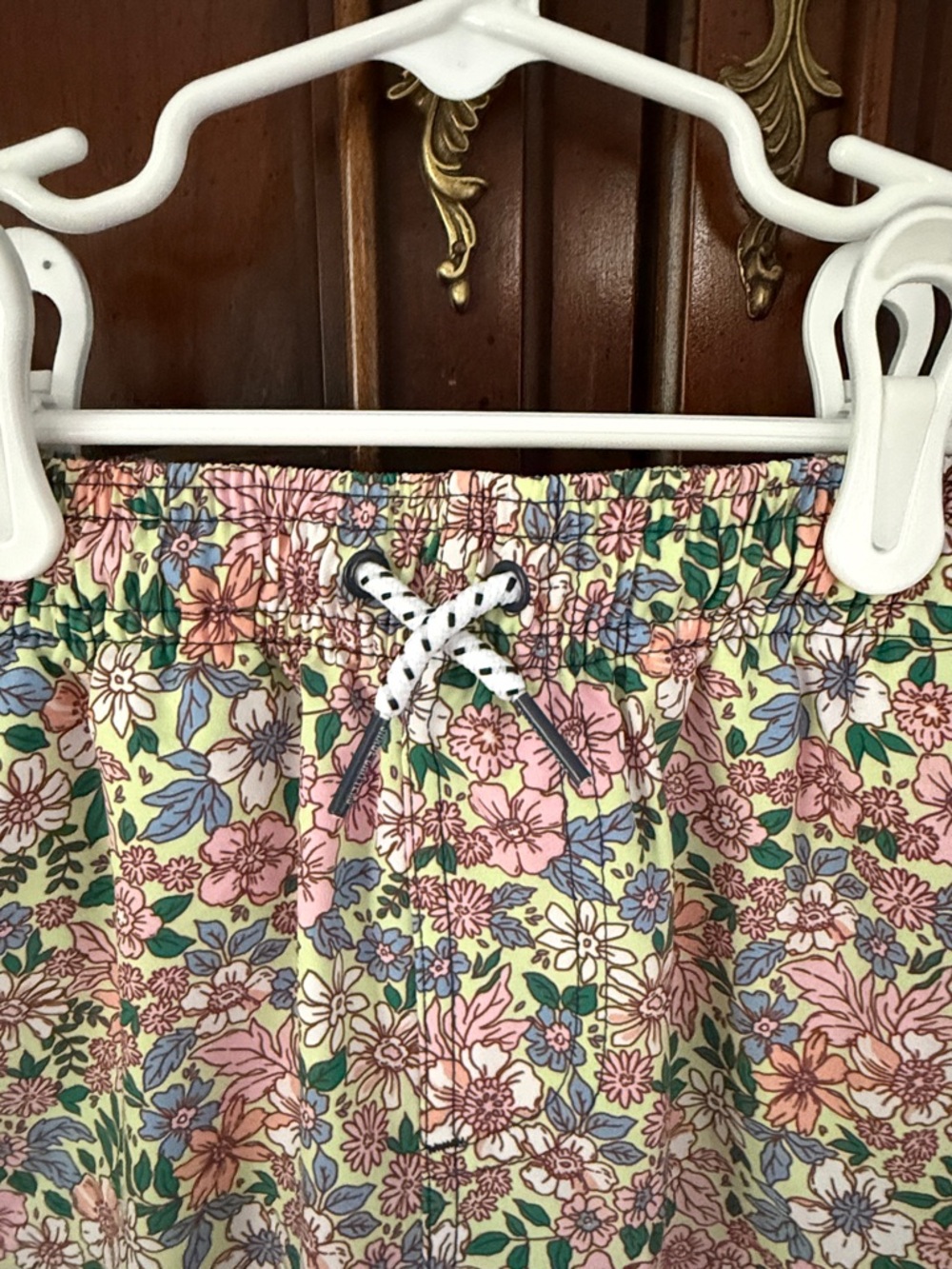 Shade Critters Boys Swim Trunks Size 6 Floral Pink Green Beach Pool Vacation